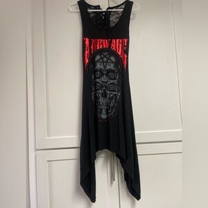 Killstar A New Age Sleeveless Graphic Dress